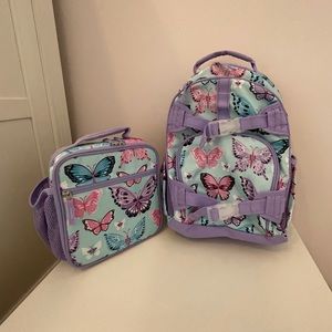 Pottery Barn Kids Mackenzie backpack and lunchbox